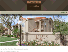 Tablet Screenshot of pacificbayclub.com